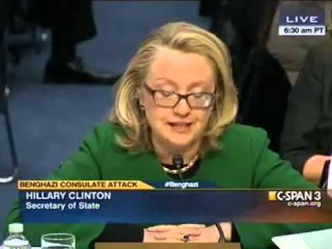 Хиллари Клинтон в Конгрессе: В истерике, с плачем и криком