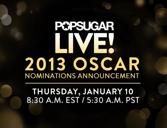 Номинанты Оскара 2013 / Oscars Nominations 2013 Прямой эфир / Трансляция 10 января