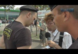 ПРАВООХРЕНЕВШИЙ ЧОП АТАКОВАЛ SOTNIK-TV: Прогнившая страна безмозглых охранителей